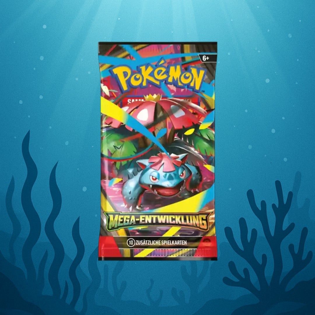 Pokémon – Mega Entwicklung | 6 Booster | Deutsch