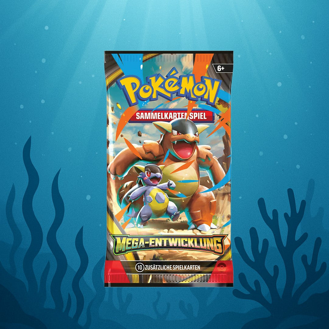 Pokémon – Mega Entwicklung | 6 Booster | Deutsch