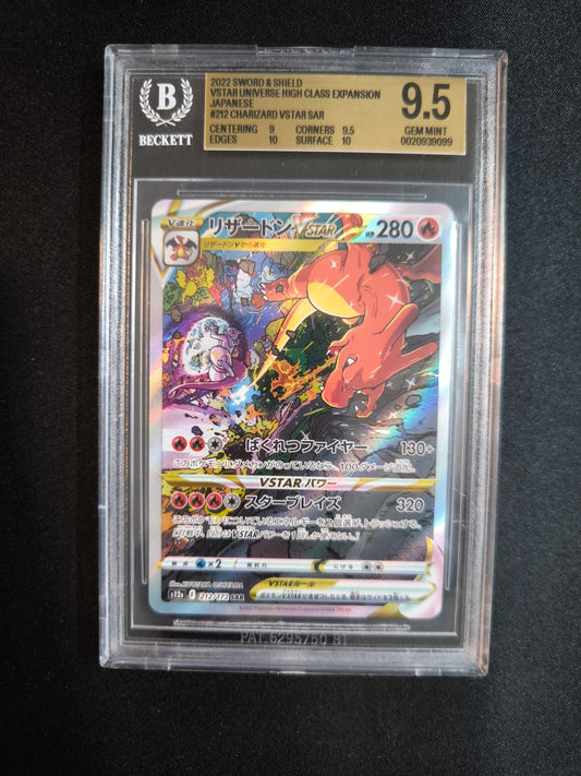 Charizard VSTAR - S12a - 212/172 - SAR - japanisch - BGS 9,5
