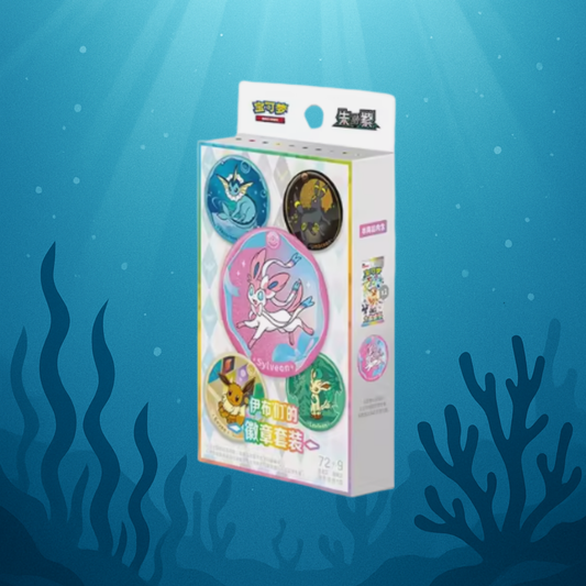 Pokémon Terastal Grand Gathering | Badge Set Box | Chinesisch