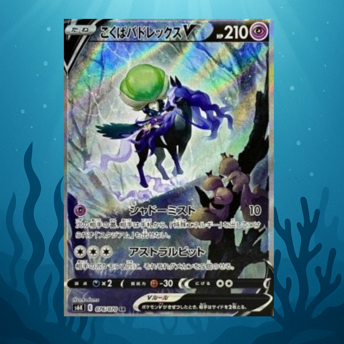 Shadow Rider Calyrex V - s6K - 076/070 - SR - japanisch