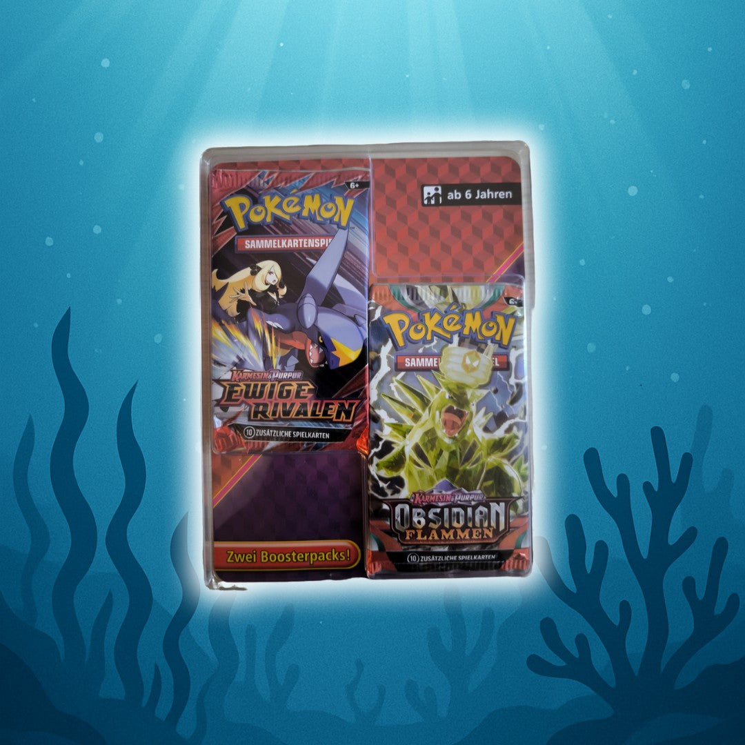 Pokémon Ewige Rivalen & Obsidian Flammen | Sealed Blister | Deutsch
