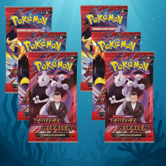 Pokémon – Ewige Rivalen | 6 Booster | Deutsch